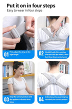 Posture Corrector With Counting Function, Back Brace With Intelligent Sensor