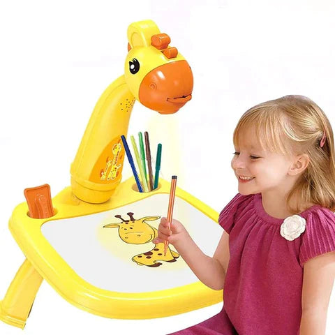 LEARNING AND DRAWING PROJECTOR PAINTING TABLE FOR KIDS.